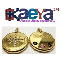 OkaeYa Golden MST Scalar Pendant